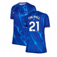 Camisa de time de futebol Chelsea Ben Chilwell #21 Replicas 1º Equipamento Feminina 2024-25 Manga Curta